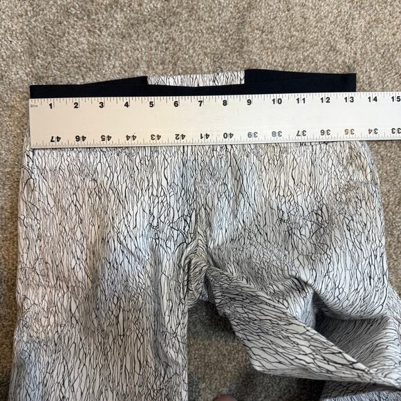 Helmut Lang 25 stretch skinny pull on pant scribble crackle print P 2724 - Picture 2 of 12